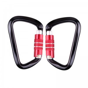 Móc khóa ngoài trời leo núi cắm trại khóa chính carabiner đa chức năng hạt carabiner ngoài trời nhanh chóng bắt nhanh rơi thiết bị khóa an toàn lỗ thăm dò khóa d loại khóa dây khóa chính hợp kim nhôm hàn...