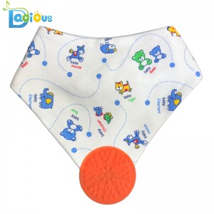 Bib Bib bán chạy nhất trên Amazon với Teether Boy Teether Bib Bandana Bib mọc răng cho bé gái