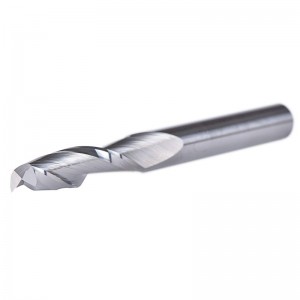 Bộ định tuyến xoắn ốc với đường kính cắt 1/4 inch, đường kính 1/4 inch Shank HRC55 Cacbua rắn CNC cho máy cắt gỗ, khắc