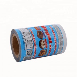 Lớp thực phẩm nhiều lớp nhựa chống ẩm niêm phong phim đóng gói cookie trên cuộn