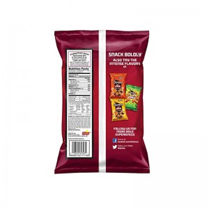 Con dấu nhiệt tùy chỉnh nhiều lớp lá nhựa lót gối chuối khoai tây chip túi áo thun cho thực phẩm