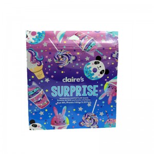 Con dấu nhiệt hình dạng tùy chỉnh in sinh động thân thiện sinh thái 3 mặt con dấu Túi đồ chơi