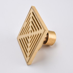 Deft thiết kế gạch chèn tuyến tính vòi hoa sen đồng thau cống sàn vuông