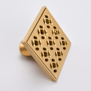 Phòng tắm rửa sàn bằng đồng thau cống rãnh niêm phong