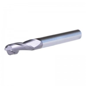 Ball Mũi cacbua End Mill Máy cắt CNC Bộ định tuyến Bits Công cụ phay xoắn ốc 1/4 inch Shank với chiều dài 3 inch