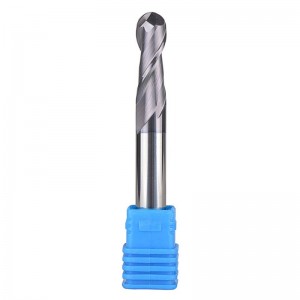 Ball Mũi cacbua End Mill Máy cắt CNC Bộ định tuyến Bits Công cụ phay sáo xoắn ốc 3/8 inch Shank với 3 inch OVL
