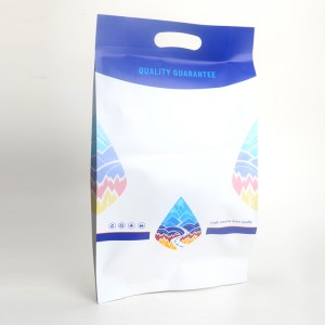 vật nuôi thực phẩm túi nhôm lá nhựa đáy túi phẳng với lỗ treo chết cắt xử lý