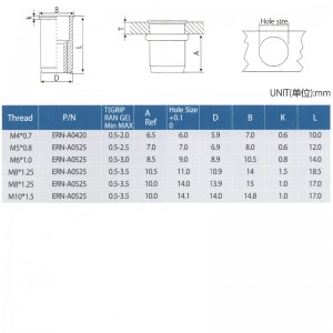 Thang máy Giảm hạt đinh tán