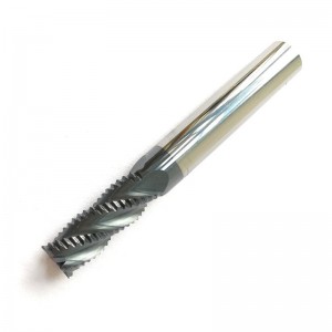 Dao phay thô cacbua kết thúc, HRC45 với lớp phủ Tialn, 4 sáo, đường kính 1/4 \