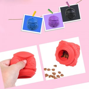 Silicone đồ chơi thú cưng chó mol đồ chơi thú cưng thực phẩm rò rỉ bóng silicone cắn Đồ chơi