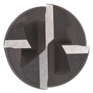 Cacbua Mũi vuông Mũi Mill, Hoàn thiện không tráng (Sáng), Vòng xoắn 30 độ, 4 sáo, Chiều dài tổng thể 1,5 \