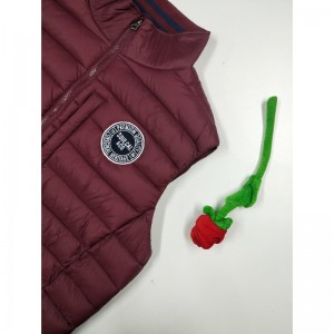 VÒI BURGUNDY PADDED VEST LMV0003