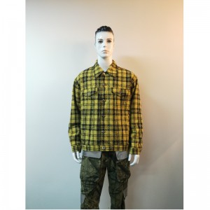 NAM YELLOW PLAID JACKET RLMJ0001