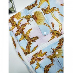 ÁO KHOÁC PUFFER IN ẤN RLWPC0005N