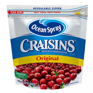 Túi khóa kéo bằng nhôm kín khí cho bao bì trái cây sấy khô / Khóa dây kéo Mylar đứng lên túi đựng quả mọng khô