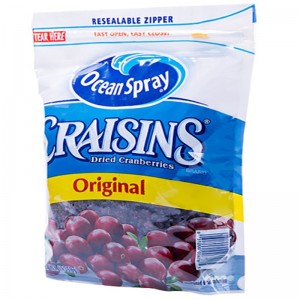 Túi khóa kéo bằng nhôm kín khí cho bao bì trái cây sấy khô / Khóa dây kéo Mylar đứng lên túi đựng quả mọng khô