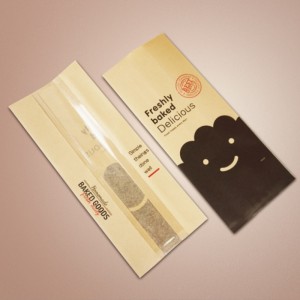 Túi giấy kraft tùy chỉnh in cho bánh mì bánh quy bao bì thực phẩm