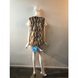 GILET FUR MÀU SẮC CỦA LADIES RLWF0012