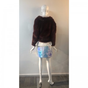 ÁO KHOÁC FAUX CỦA LADIES TẠI BROWN RLWF0027