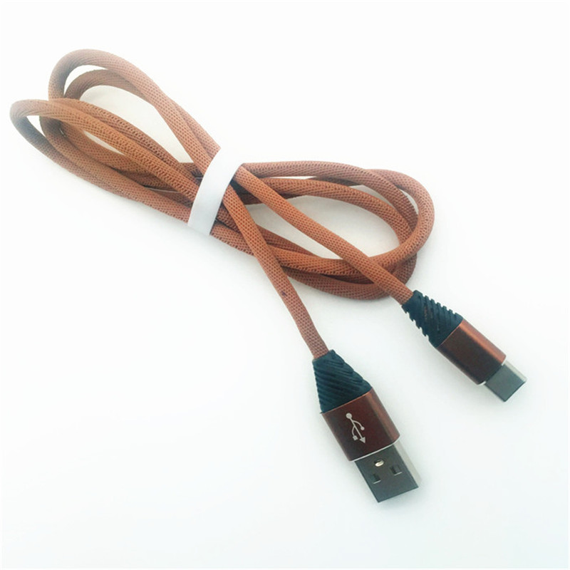 KPS-1004CB TYPE C Dệt bông tùy chỉnh 1m USB 2.2 loại sạc tốc độ cao c Cáp USB