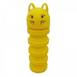 Silicone Pen Túi tùy chỉnh Zipper Vỏ bút chì vui