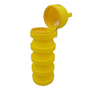 Silicone Pen Túi tùy chỉnh Zipper Vỏ bút chì vui