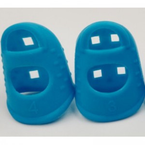 Silicone ngón tay áo silicone Guitar ngón tay người mới bắt đầu thực hành bằng cách bao gồm ngón tay chuỗi