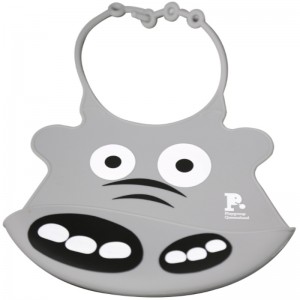 Bib bib phim hoạt hình dễ thương silicone bé miệng nước túi silicone bé phim hoạt hình bib bé không thấm nước bib