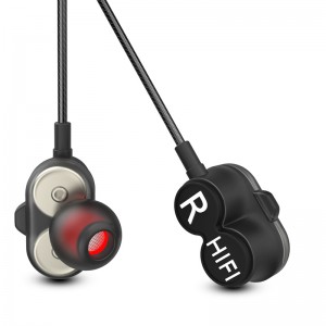 Loa kép HiFi Stereo in-ear Tai nghe có dây