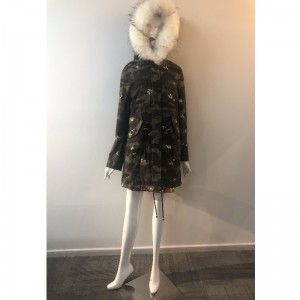CAMO HATED COAT RLWPC0034