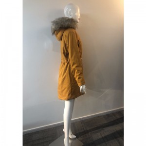 LADIES 'YELLOW HATED COAT RLWPC0041
