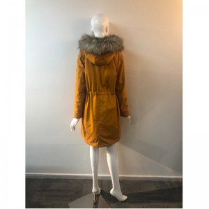 LADIES 'YELLOW HATED COAT RLWPC0041