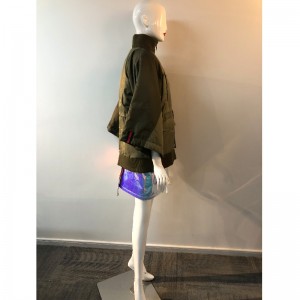 COAT BAT SLEEVE LADIES' trong khaki RLWPC0043