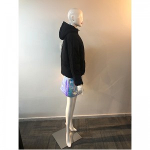 COAT PUFFER LADIES IN BLACK RLWPC0057