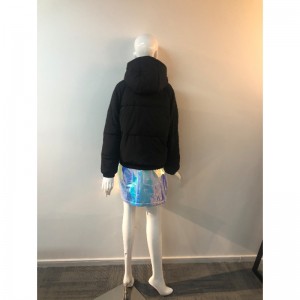 COAT PUFFER LADIES IN BLACK RLWPC0057