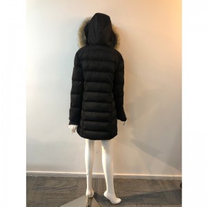 COAT PUFFER LADIES IN BLACK RLWPC0077