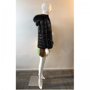 COAT PUFFER LADIES 'IN BLACK RLWPC0082