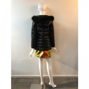 COAT PUFFER LADIES 'IN BLACK RLWPC0082