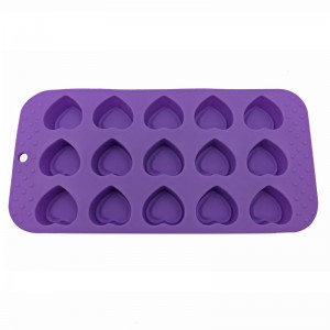 Sweet Love Silicone Heart Shape Khuôn sô cô la