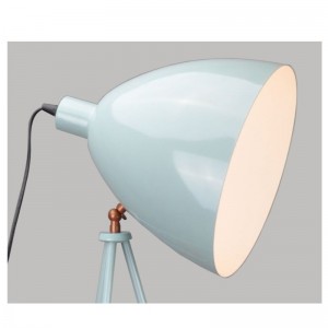 Đèn sàn ba chân với bóng kim loại và chức năng điều chỉnh