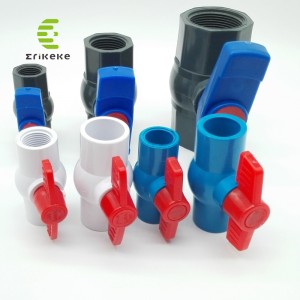 Van bi PVC áp suất cao (Đầu trơn, đầu xả, đầu ren)