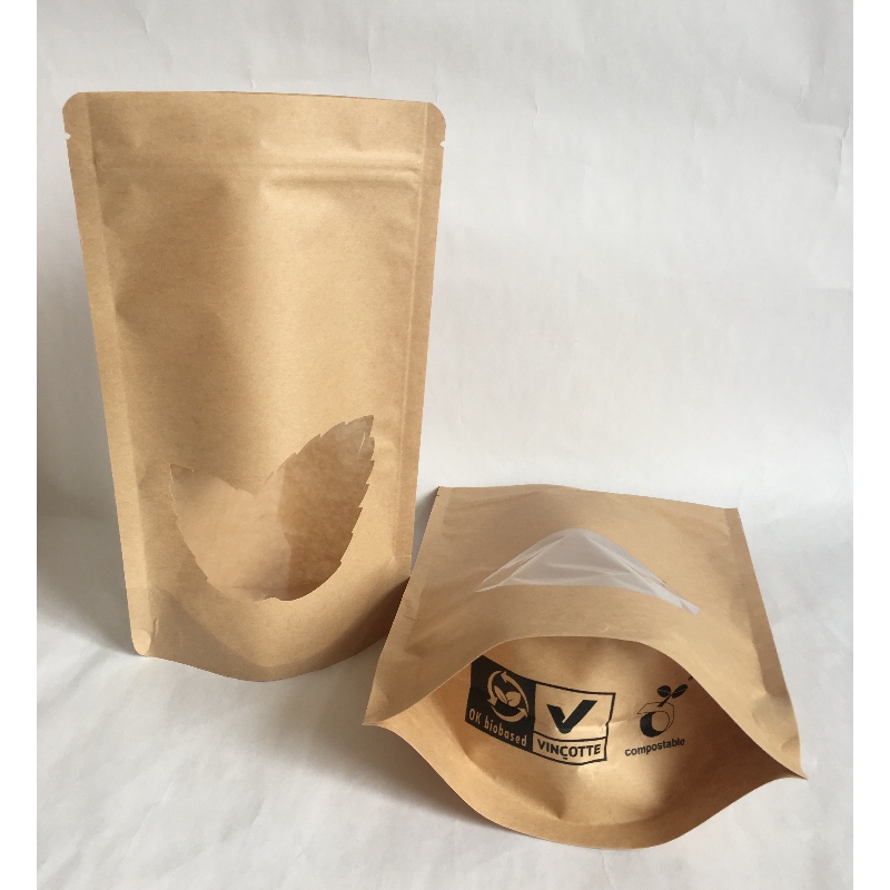 PLA Bio Bao bì nhựa phân hủy cho thực phẩm, túi đứng thân thiện với môi trường
