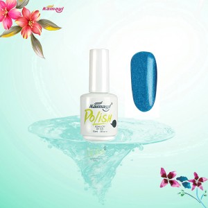 Sản phẩm Nail Kamayi Tại Hoa Kỳ Mẫu miễn phí Uv Gel Nail Ba Lan Chai màu đen 15ml Gel Ba Lan