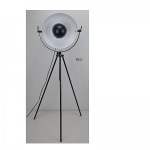 Đèn sàn chân máy LED với chức năng điều chỉnh lên xuống, màu đen mờ bên trong màu trắng