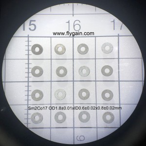 2019 Nhà sản xuất Trung Quốc Micro Precision Vòng nam châm nhỏ SmCo