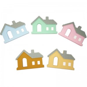 Silicone mới kẹo cao su nóng phổ biến sản phẩm silicone bé răng hàm kẹo cao su chuỗi núm vú