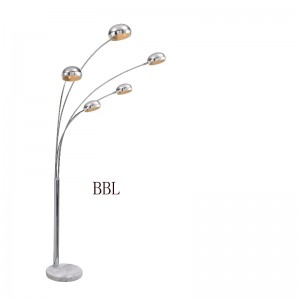 Đèn sàn hiện đại với chân đế bằng đá cẩm thạch