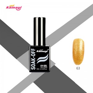 Kamayi nóng bán hoa gel nghệ thuật nhãn hiệu riêng kéo dài gel sơn móng tay bóc ra uv led gel đánh bóng
