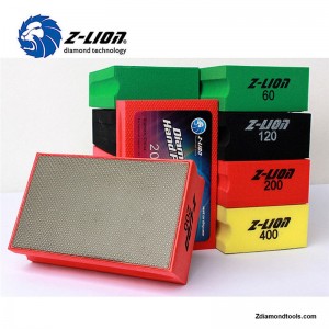 Z-LION ZL-37C Miếng đánh bóng kim cương mạ điện hiệu quả cao cho đá, thủy tinh, bê tông
