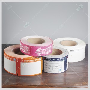 Thép Bar Hang Tags Vật liệu nhiệt độ cao Pet tổng hợp giấy